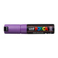 uni-ball Posca PC-8K 8.0 mm Bold Point Chisel Shaped Marker Pen, Violet Ink, Pack of 1