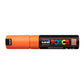 uni-ball Posca PC-8K 8.0 mm Bold Point Chisel Shaped Marker Pen, Orange Ink, Pack of 1