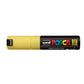 uni-ball Posca PC-8K 8.0 mm Bold Point Chisel Shaped Marker Pen, Yellow Ink, Pack of 1