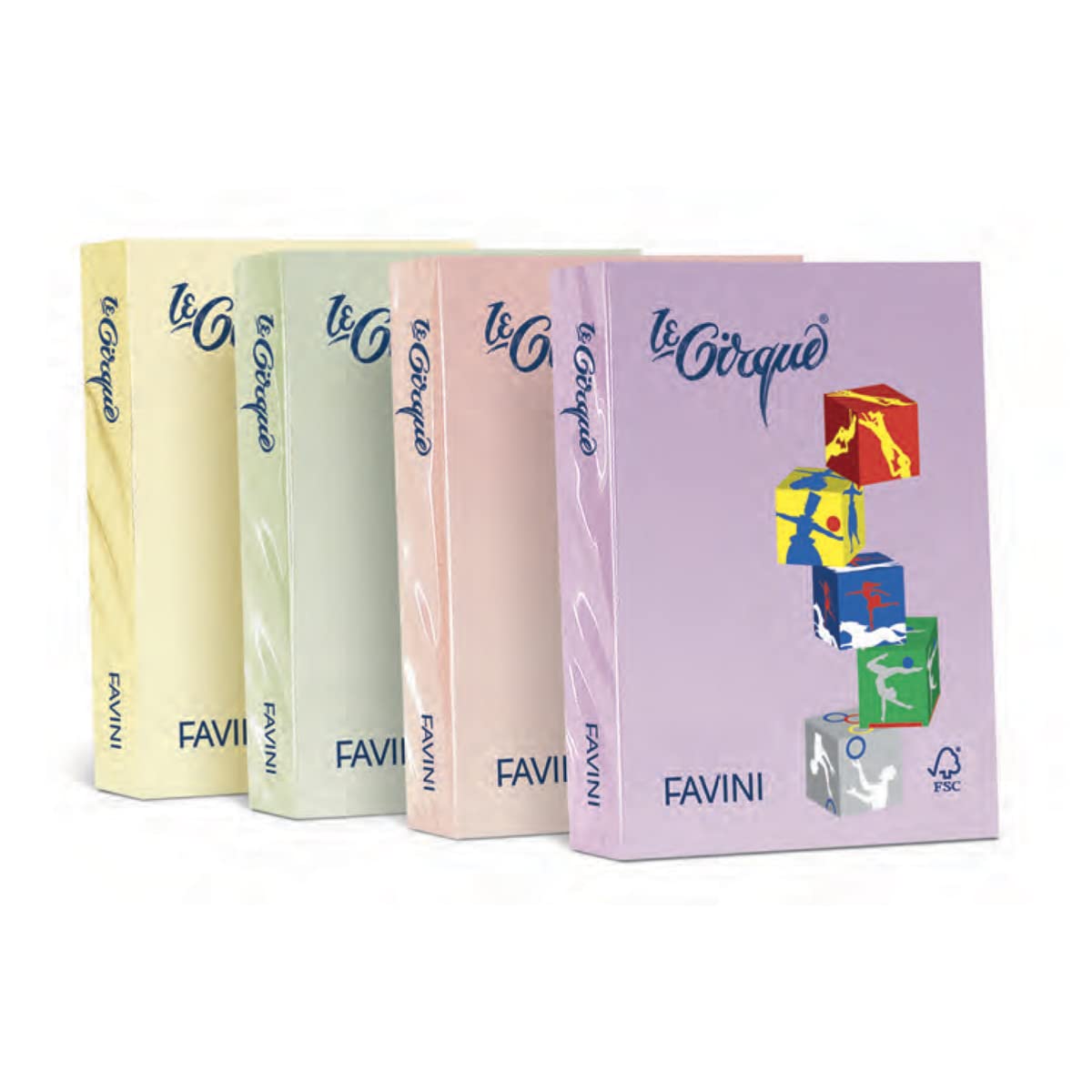 PaperPep Le Cirque 80GSM A4 Pastel Shades Assorted Pack of 50 Sheets