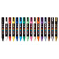 uni-ball Posca 5M 1.8-2.5mm Bullet Shaped Markers, Multicolor Ink, Pack of 16