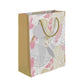 PaperPep Golden Silver Leaves Pattern Print 7"X4"X9" Gifting Paper Bag