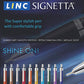 Linc Signetta Fine 0.7 mm Retractable Ball Pens (Blue Ink, 10 pcs)