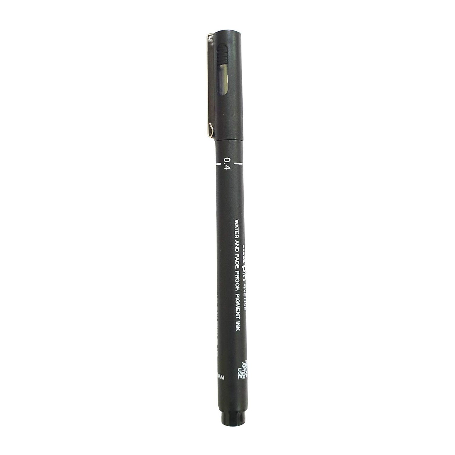 uni-ball PIN-200 0.4mm Fineliner Drawing Pen, Black Ink, Pack of 1