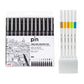 uni-ball PIN-200 0.03-0.8mm Fineliner with Emott SY6 0.4mm Fineliner Combo Pack