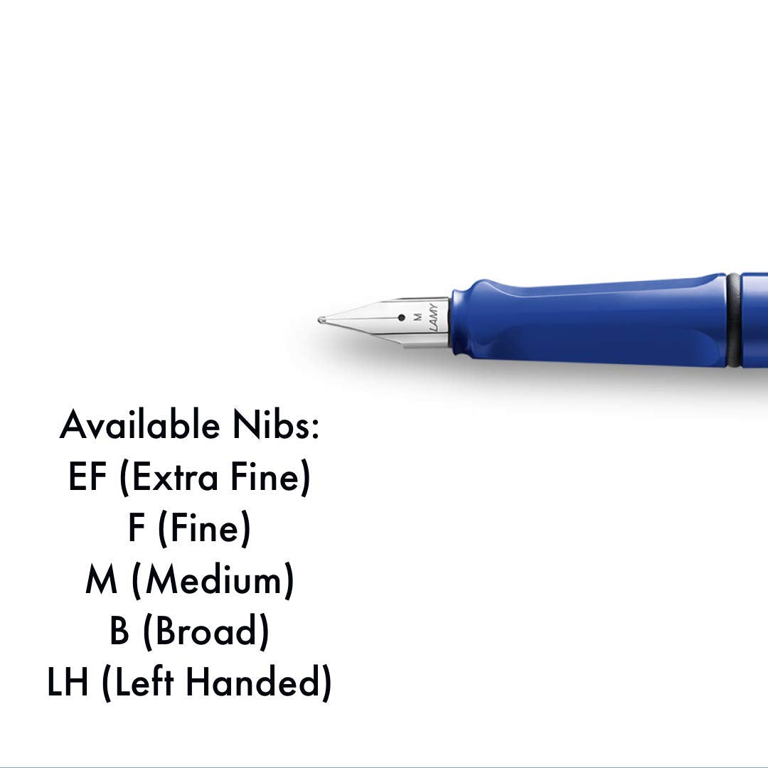 LAMY 4000196 Safari Umbra Body Medium Tip Blue Ink Fountain Pen