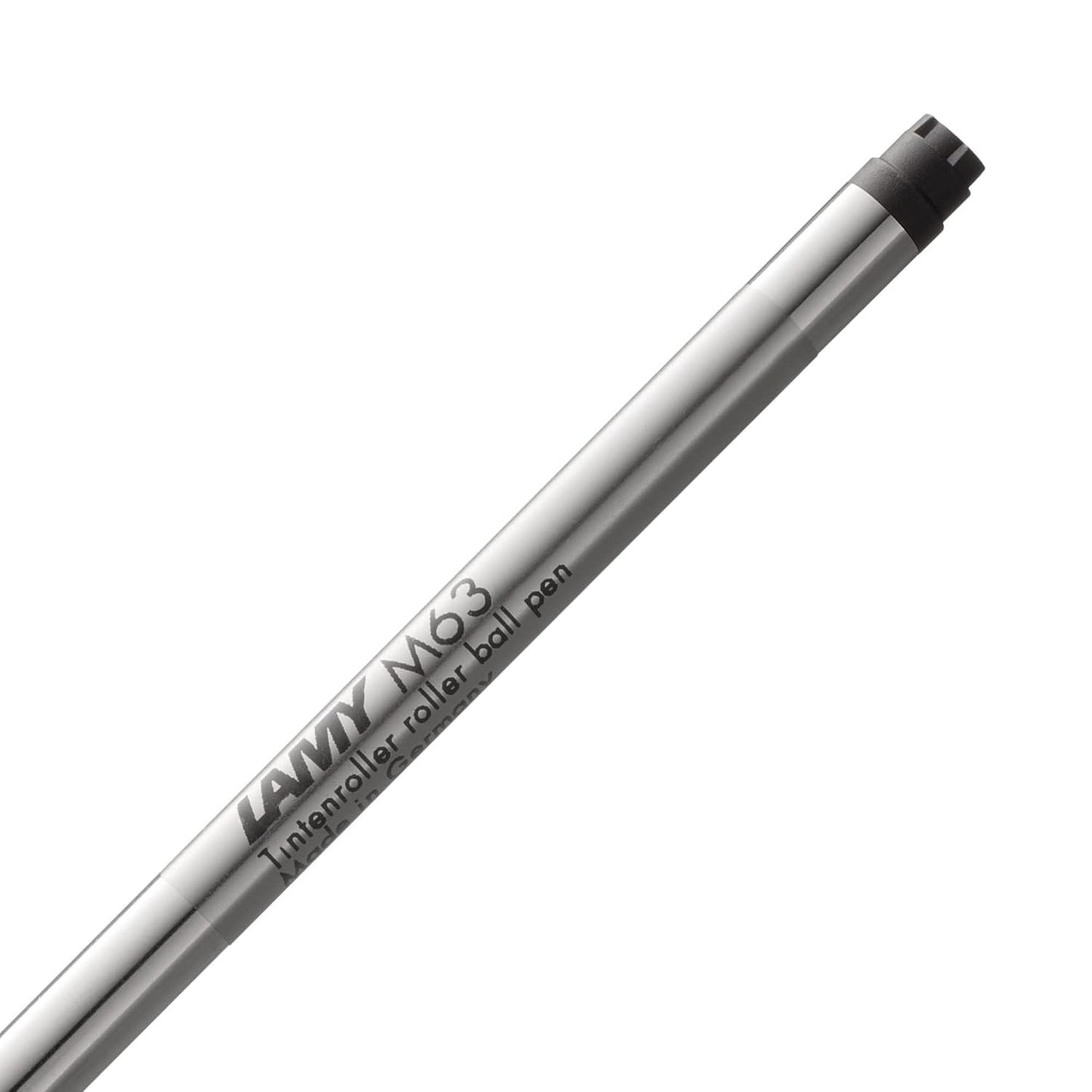 LAMY 1618559 M63 Medium Tip Black Ink Roller Pen Refill