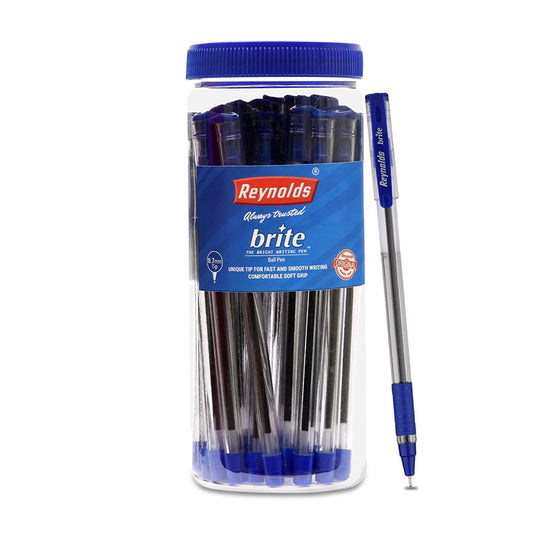 Reynolds BRITE 25 CT Pen Jar, Blue Ink, Pack Of 1