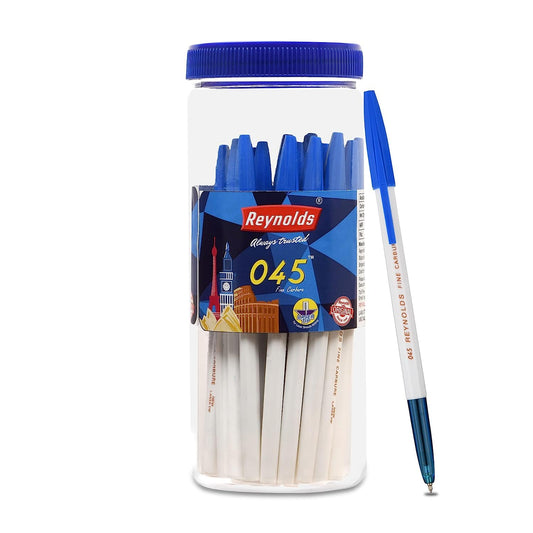 Reynolds 0.7mm 045 25 CT pen, Blue Ink, Pack of 1