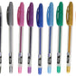 Linc Shine 1.0mm Sparkle Glitter Gel Pen (Set of 10 Ink Shades)