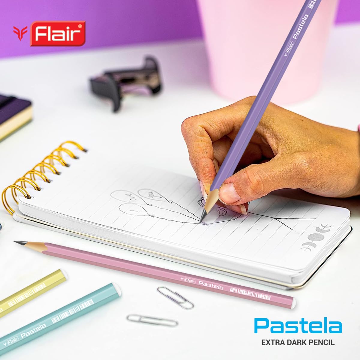 Flair Pastela 10Pcs Pencil set, Pack of 3