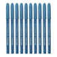 Radius Triflex Refillable 10 Pcs Pens, Blue Ink, Pack Of 1