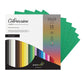 PaperPep Colorissimi 220GSM Card Stock 12"X12" Verde (Green) Unicolor 15 Sheets