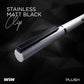 Win Plush Ball Pen, 0.7mm, Black Ink, Blister Pack of 10