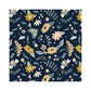 PaperPep Blue & Grey Floral & Moth Double Sides Print 19"X29" Gift Wrapping Paper, Pack of 5