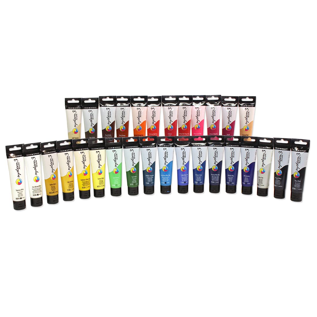 Daler-Rowney System3 Acrylic Colour Paint Plastic Tube (150ml- Rich Gold Imit-707)