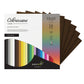 PaperPep Colorissimi 220GSM Card Stock 12"X12" Caffe (Brown) Unicolor 15 Sheets