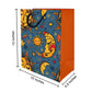 PaperPep Blue Yellow Sun Moon Print 10"X4.75"X13.75" Gifting Paper Bag