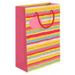 PaperPep Multicolor Festive Print 12.5"X4.75"X17" Gifting Paper Bag