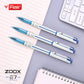 Flair Zoox E7 0.7 mm  Roller Gel Pen, Blue Ink, Pack of 2