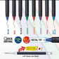 Pentel BL417 0.7 MM ENERGEL Roller Gel Pen (Multicolour, Set of 12)