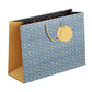 PaperPep Blue Geometric Pattern Print 17"X4.75"X12.5" Gifting Paper Bag