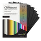 PaperPep Colorissimi 220GSM Card Stock A4 Nero (Black) Unicolor 15 Sheets