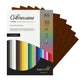 PaperPep Colorissimi 220GSM Card Stock A5 Cioccolato (Chocolate) Unicolor 30 Sheets