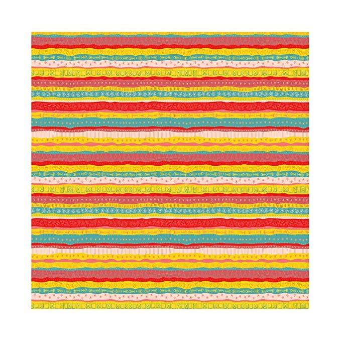 PaperPep Multicolor Festive Print 19"X29" Gift Wrapping Paper, Pack of 5