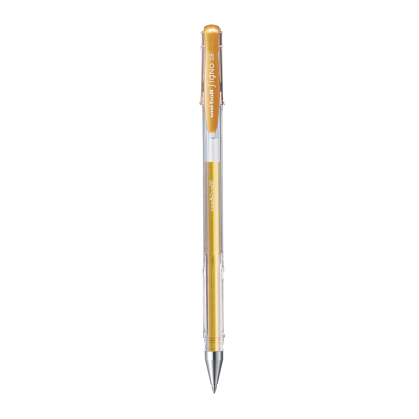 uni-ball Signo UM-100 0.7mm Gel Pen, Gold, Silver, Cream White Ink, Pack of 3