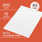 PaperPep Artists' Acrylic Paint Paper 300GSM Cold Pressed A5 Pack of 15+9 Free Sheets