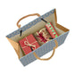 PaperPep Blue Geometric Pattern -Print 13.75"X4.75"X10" Gifting Paper Bag