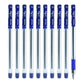 Radius i-Pen Push Cap 10 Pcs Ball Point Pen, 0.7 mm, Blue Ink, Pack of 1