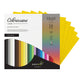 PaperPep Colorissimi 220GSM Card Stock 12"X12" Cedro (Yellow) Unicolor 15 Sheets