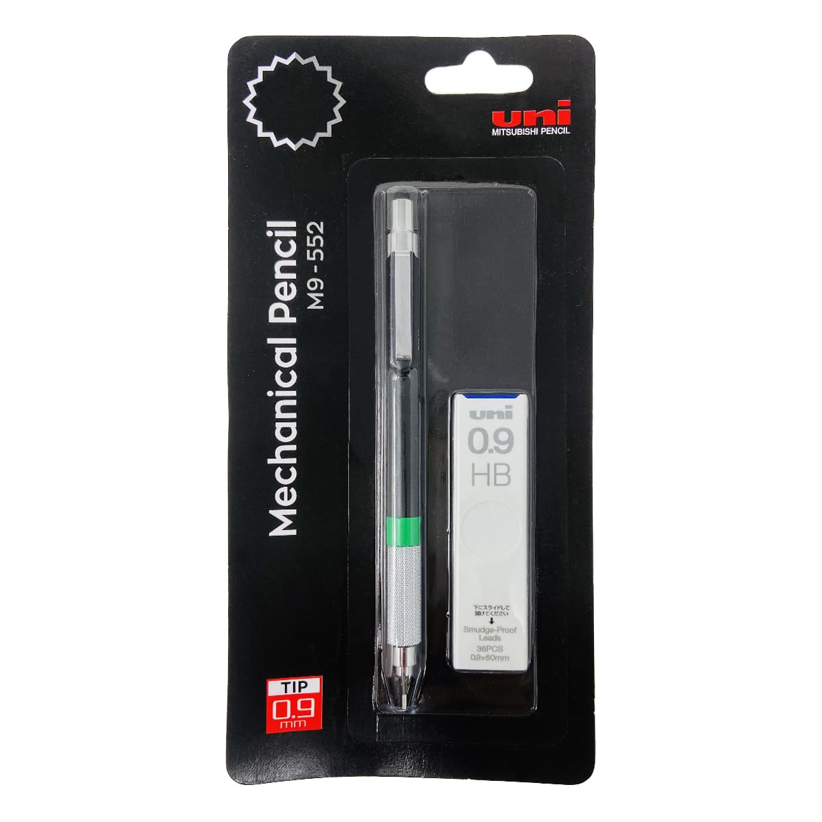 uni-ball M9-552 Mechanical Pencil with 0.9 mm HB Lead