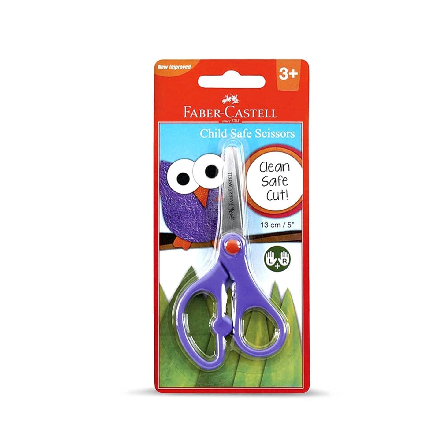 Faber-Castell Scissors Child Safe, Pack of 1 (Assorted)