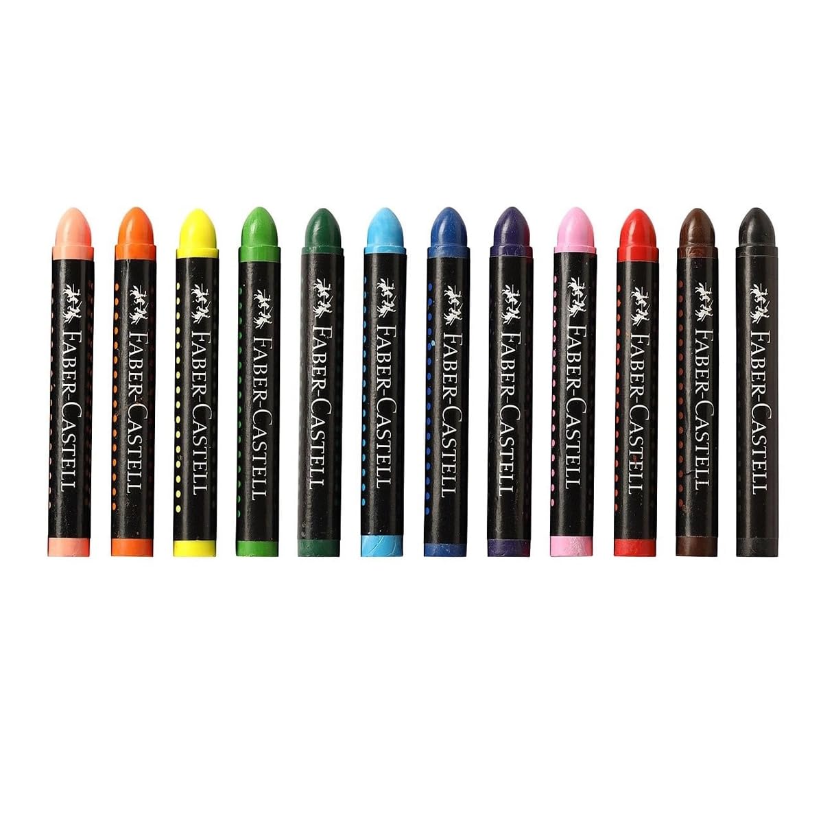 Faber-Castell Wax Crayon Jumbo 90mm, Pack of 12