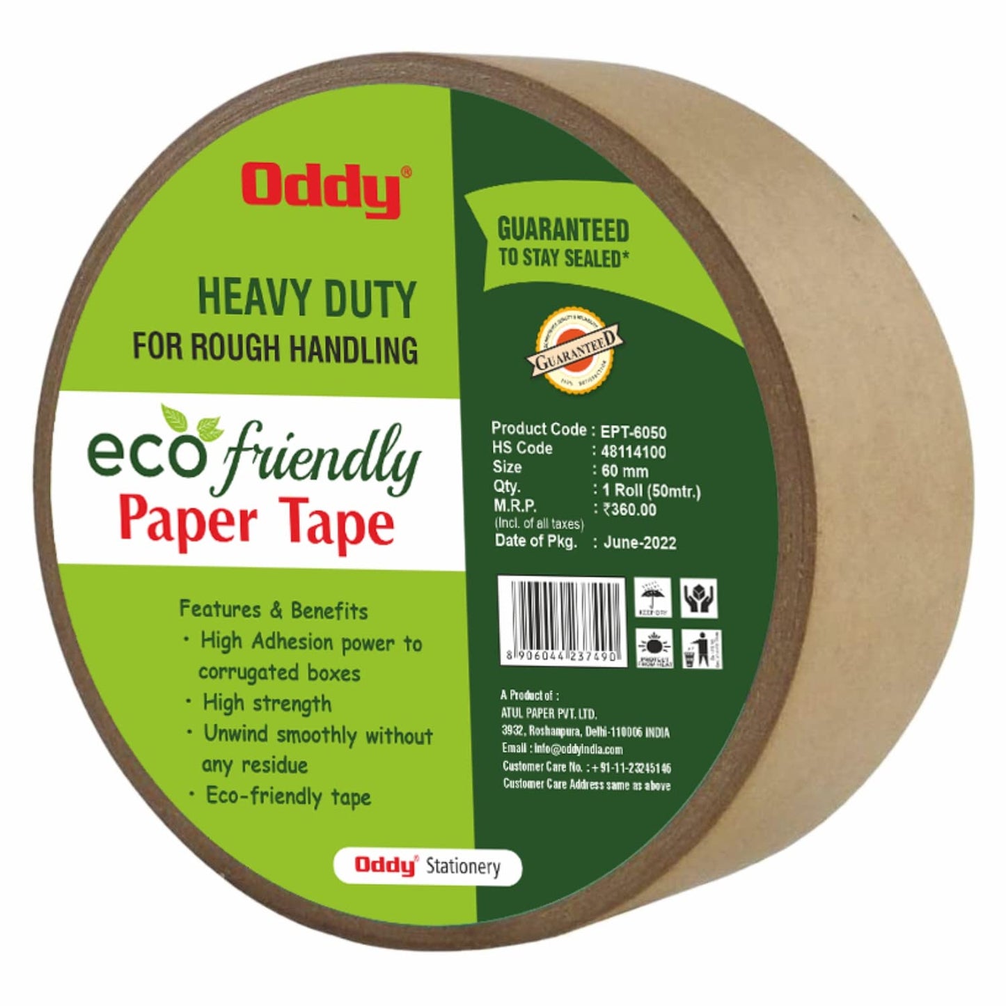 Oddy Eco, Friendly Paper, Tape EPT-6050