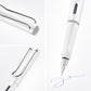 LAMY 4000229 Safari White Body Medium Tip Blue Ink Fountain Pen