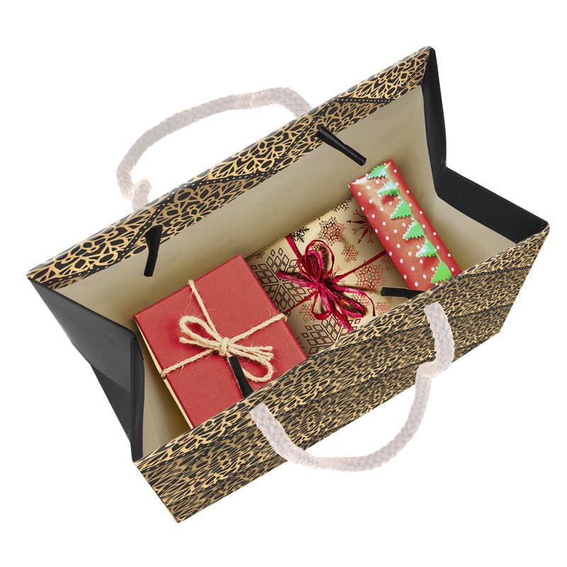 PaperPep Golden Votive Print 6"X3"X6" Gifting Paper Bag