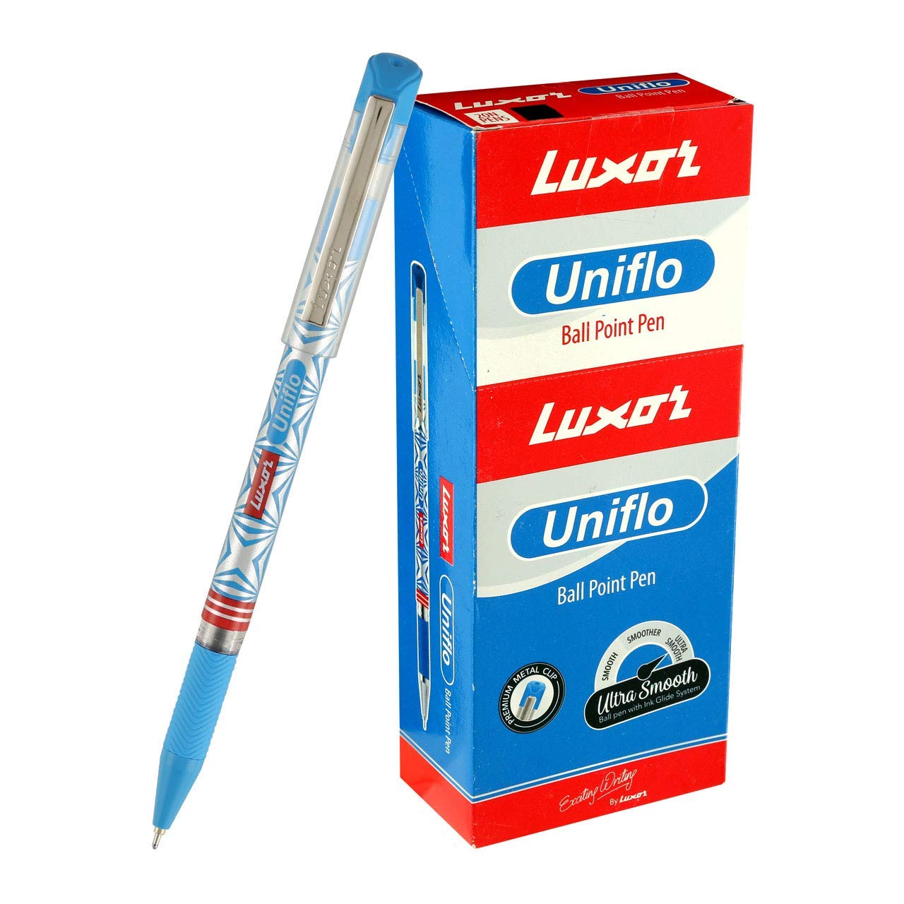 Luxor Gel One Ball Pen Blue (20's Box)