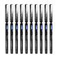 Linc Glycer 10X Ball Pen, Black Ink, Pack Of 10 Pens