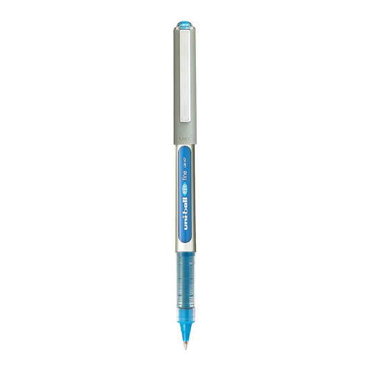 uni-ball Eye UB157 0.7mm Roller Ball Pen, Light Blue Ink, Pack of 1