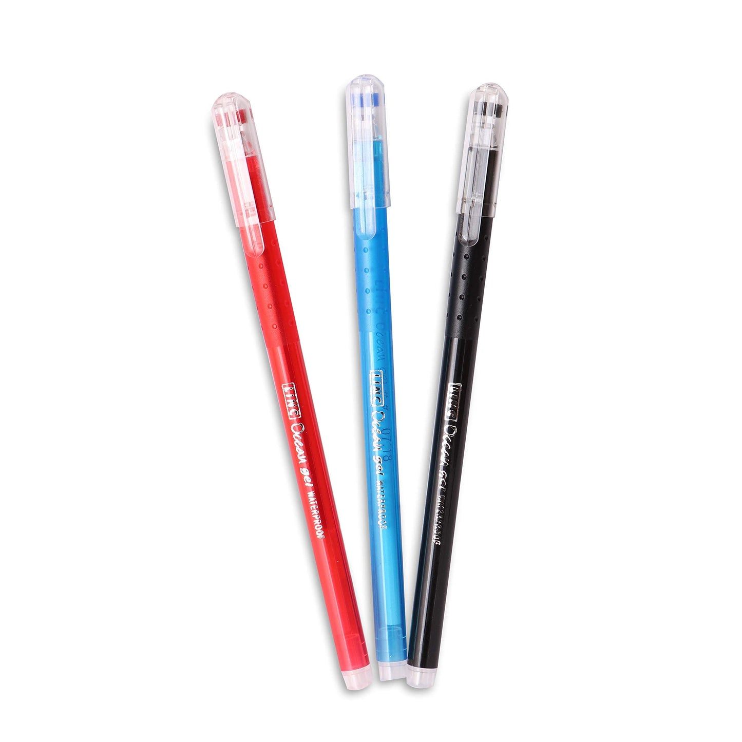 Linc Ocean 0.55mm Gel Pens Jar Pack, Multicolor Ink, Pack Of 25 Pens