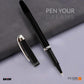 Win Guide Ball Pen, 0.6mm, Black Ink, Pack of 10 Card Pack