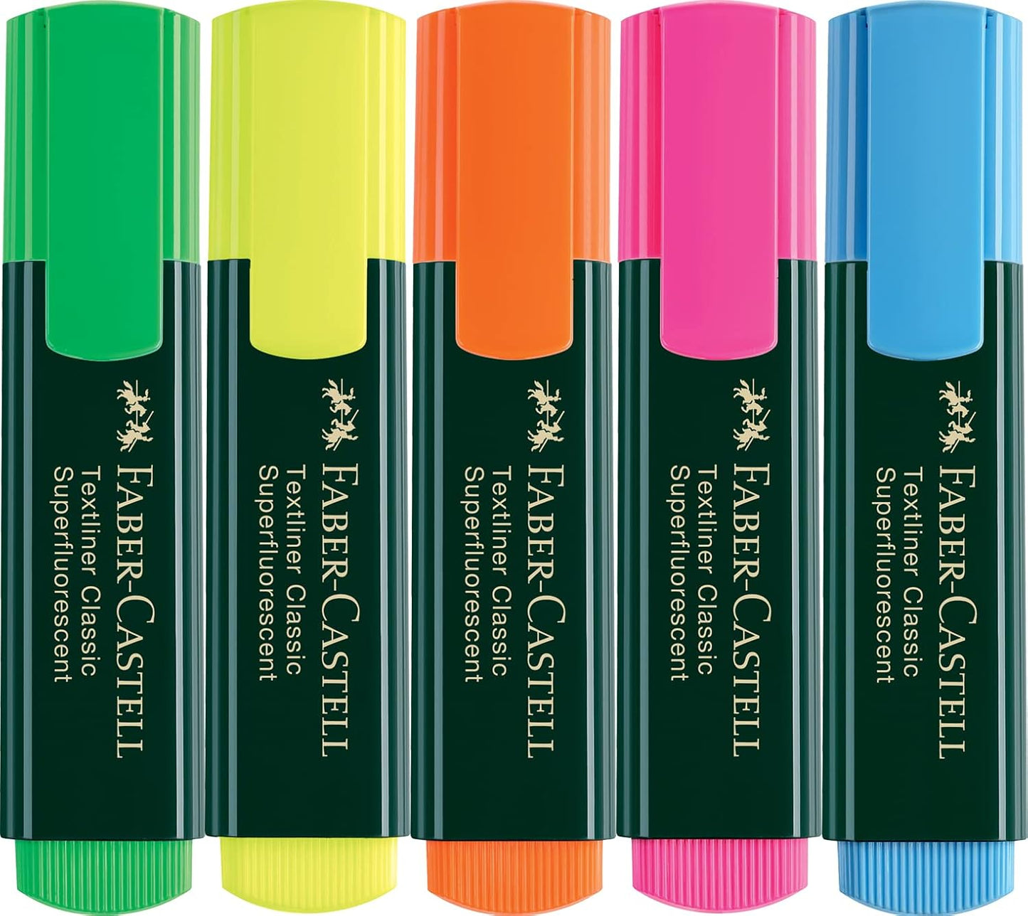 Faber-Castell 154805- Textliner Pen Assorted, Set of 5