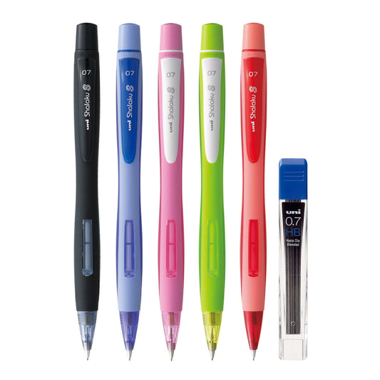 uni-ball Shalaku M7-228 0.7Mm Mechanical Pencil, Pack of 5 -Body Color May Vary