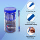 Linc Maxo Fine 0.7mm Ball Pens Jar Pack, Blue Ink, Pack of 35 Pens