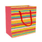 PaperPep Multicolor Festive Print 6"X3"X6" Gifting Paper Bag