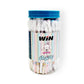 Win Aww Ball Pen Jar, 0.7mm, Blue Ink, Pack of 50